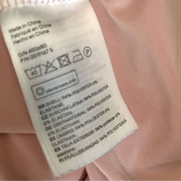 Divided H&M Dusty Pink Long Sleeve Crop Top Size Medium - Picture 6 of 7